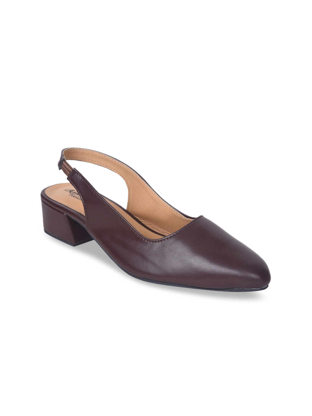 

Ajanta Women Brown Solid Ballerinas