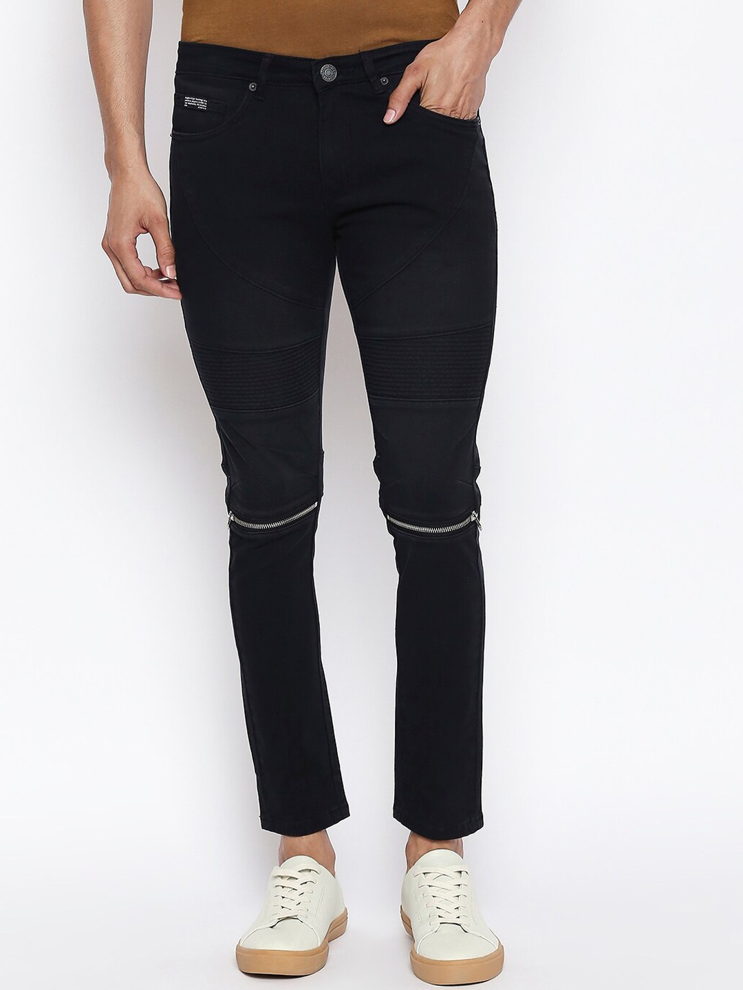 

People Men Black Skinny Fit Jeans