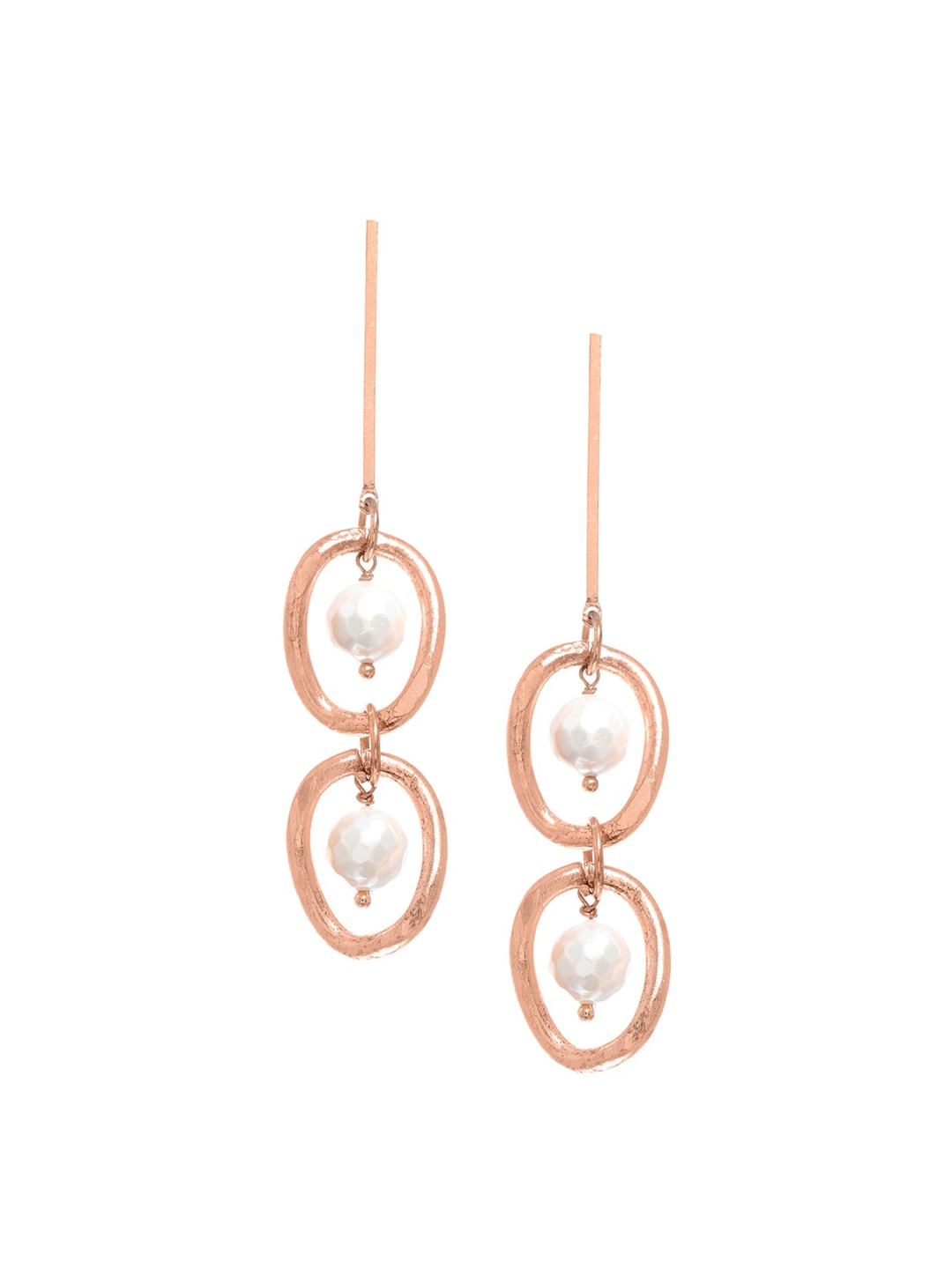 

FabAlley White Drop Earrings