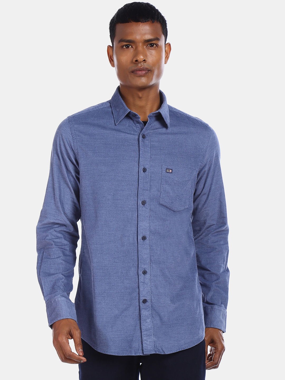

Arrow Sport Men Blue Regular Fit Solid Casual Shirt