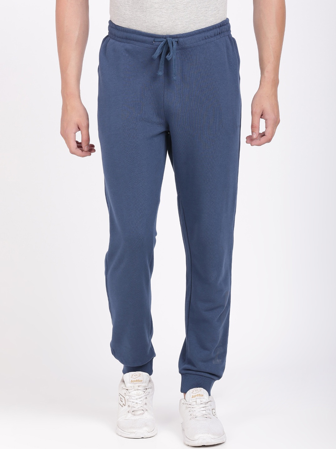 

Head Men Blue Solid Slim-Fit Joggers
