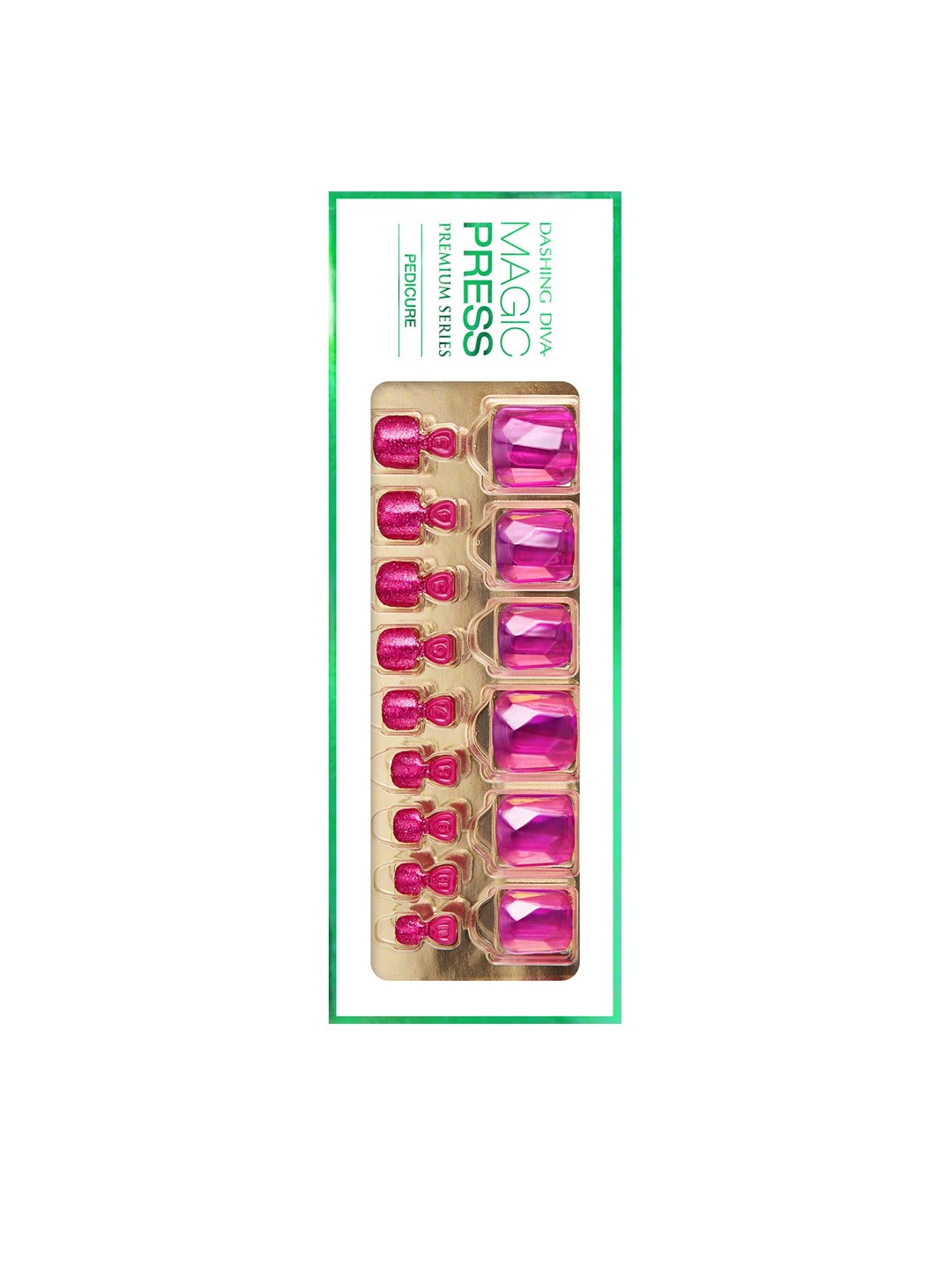 

Dashing Diva Dia Pink Press On Gel Artificial Nails