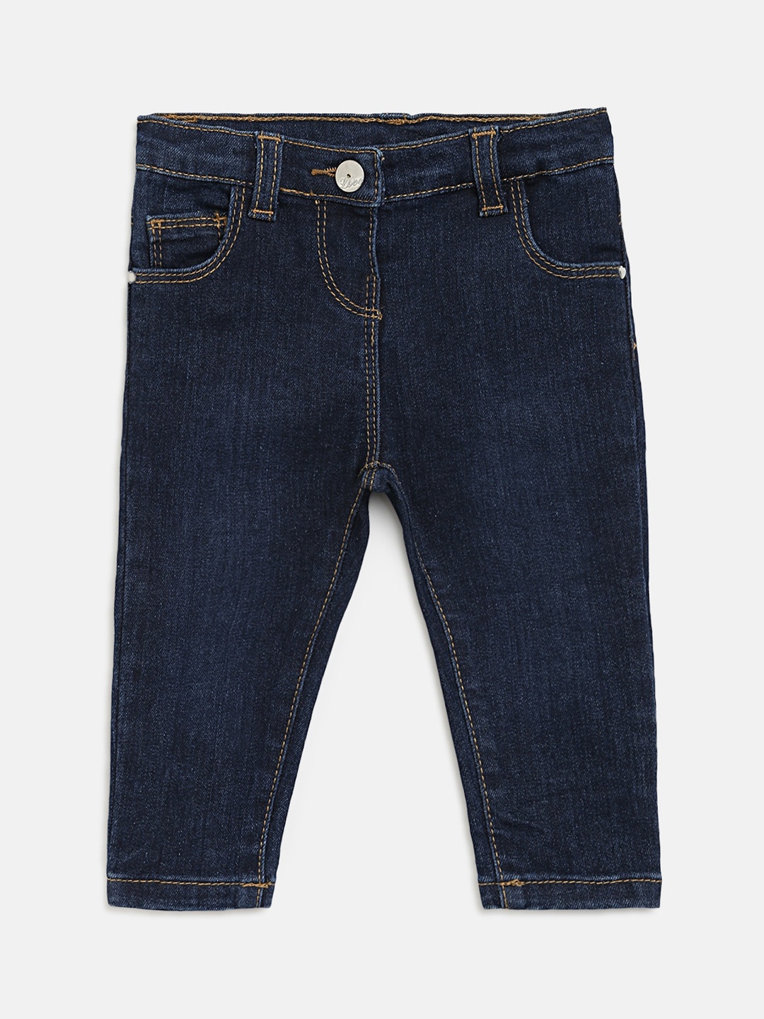

Chicco Girls Navy Blue Regular Fit Jeans
