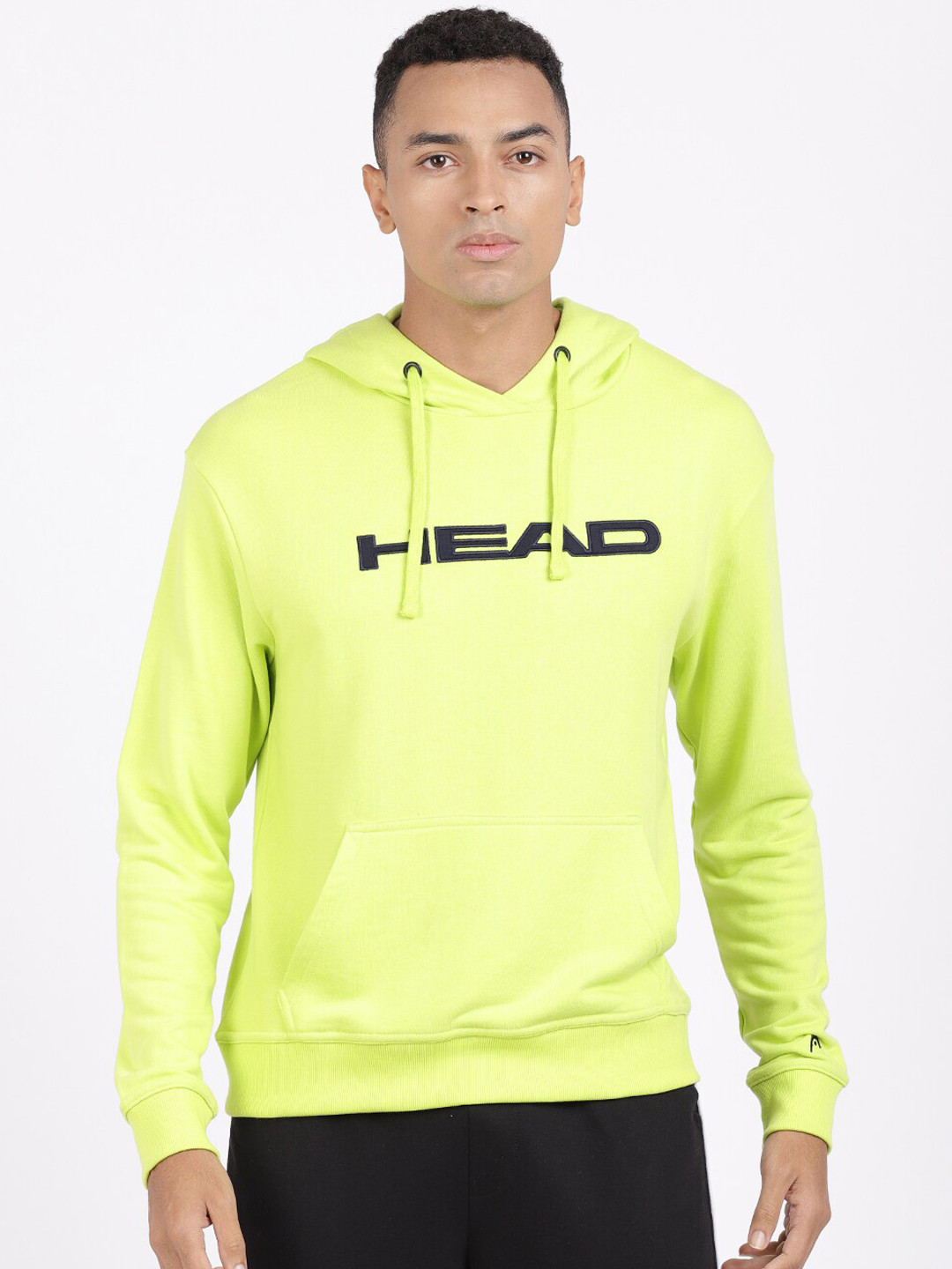 

Head Men Fluorescent Green Printed Sweatshirt