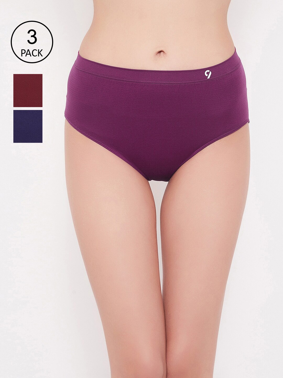 

C9 AIRWEAR Women Pack Of 3 Assorted Hipster Briefs P1177