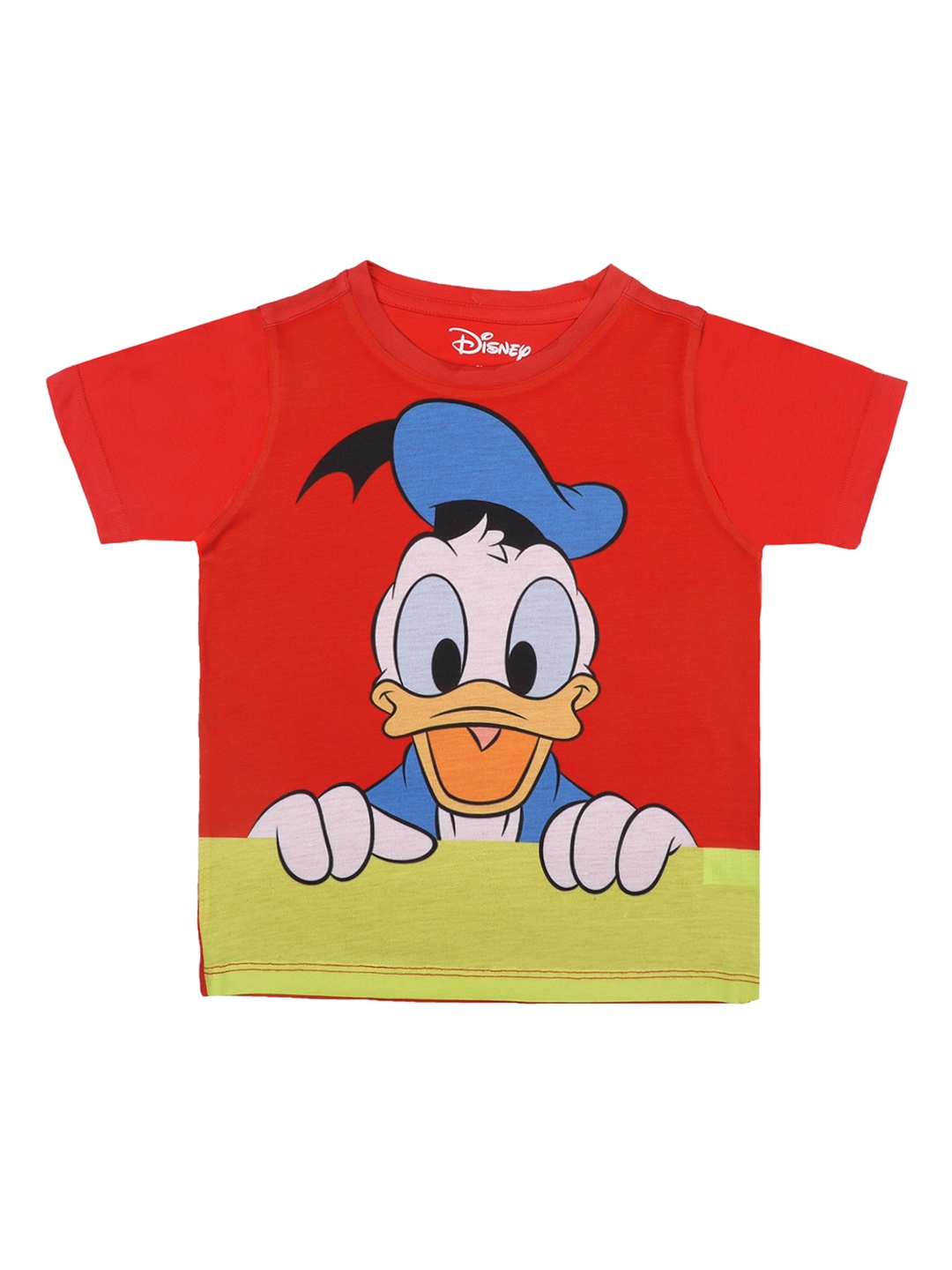 Disney by Wear Your Mind Boys Red Printed Donald Duck Round Neck T-shirt