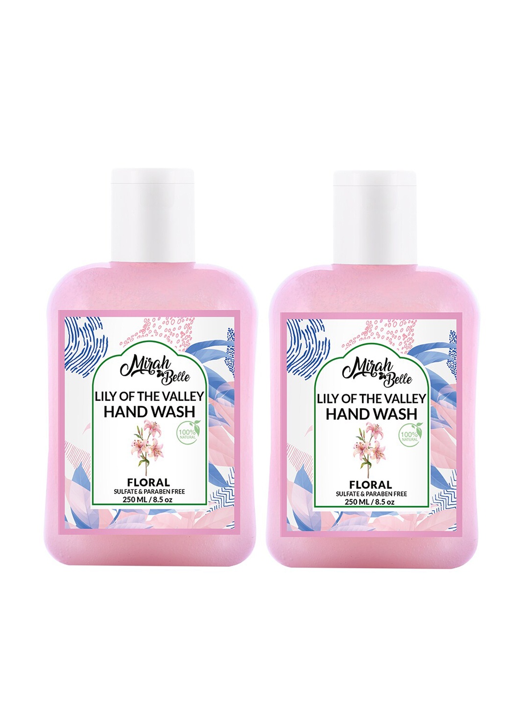 

Mirah Belle Unisex Pack Of 2 Pink Lily Hand Wash 500 ml