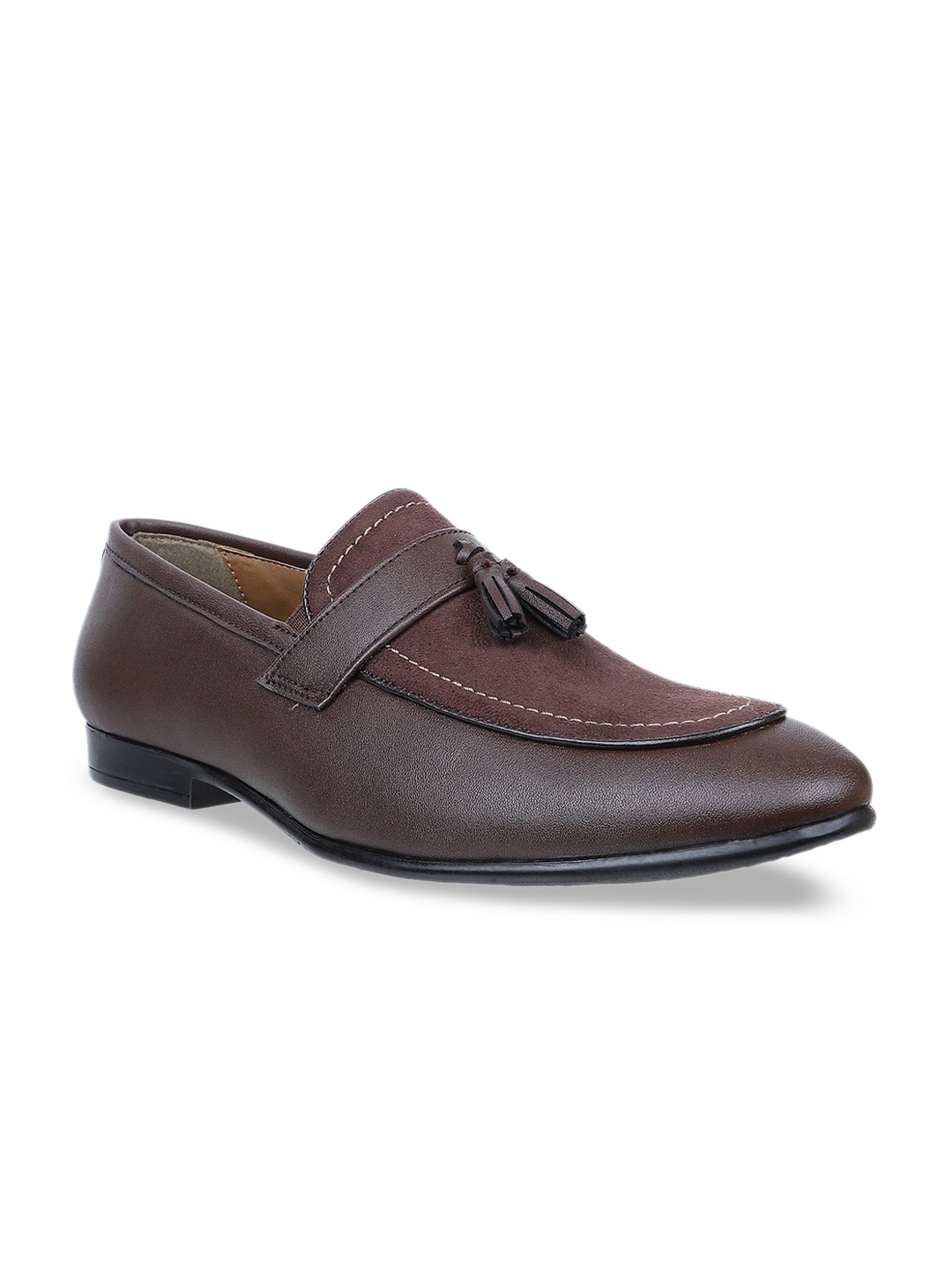 

Carlton London Men Brown Solid Loafers