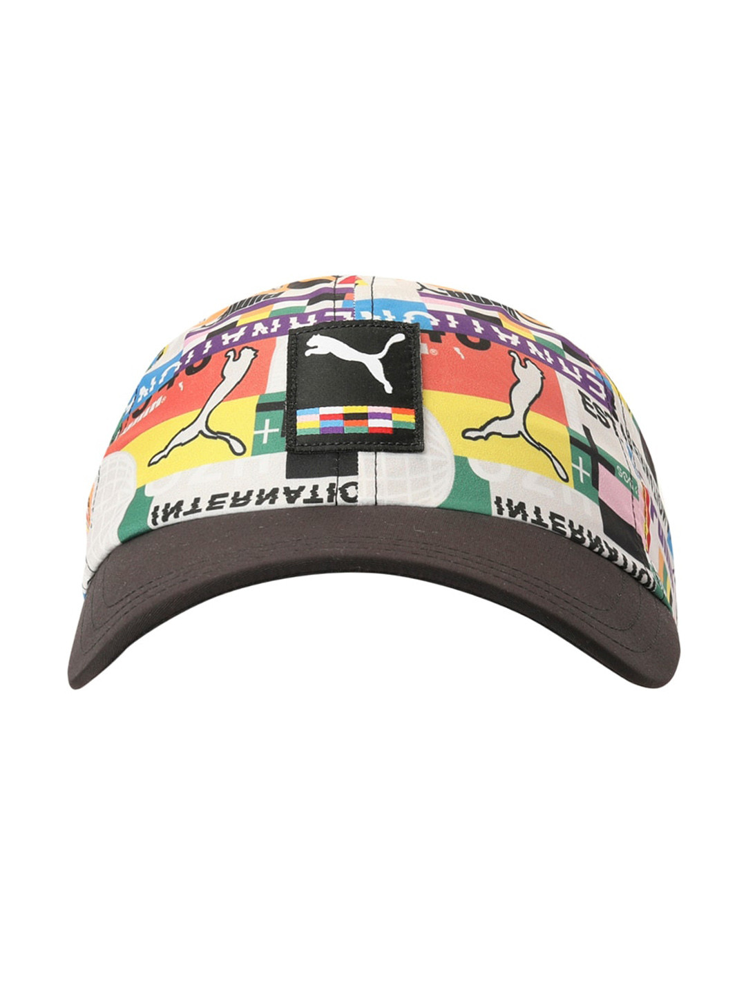 

Puma Unisex Brown & White Printed Baseball Cap