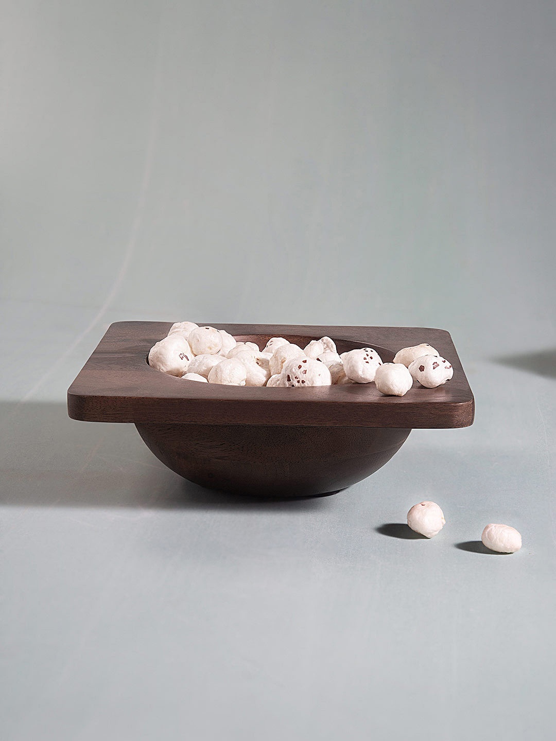

ellementry Brown Solid Handcrafted Mango Wood Sinking Bowl
