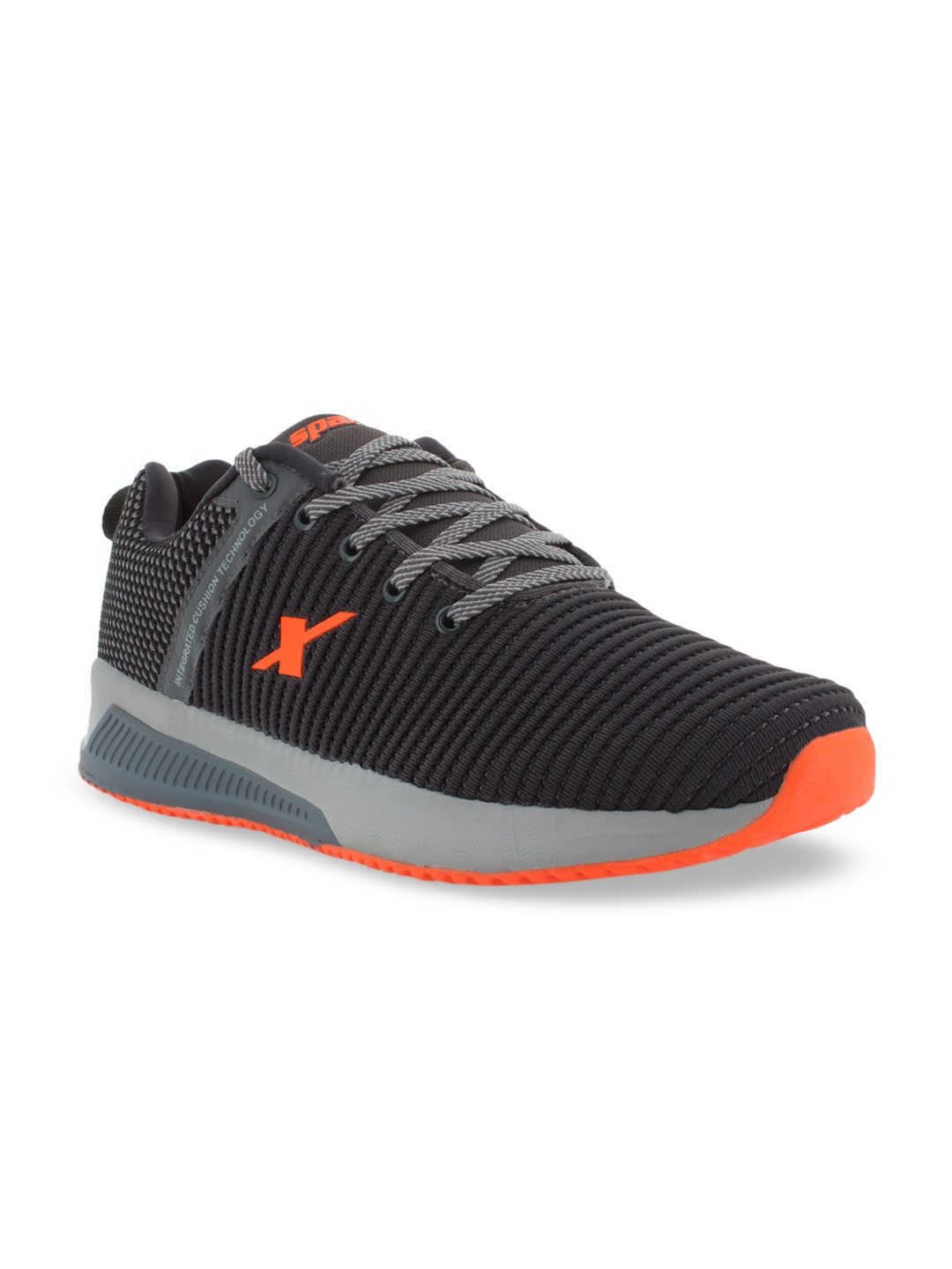 

Sparx Men Grey & Orange Running Shoes