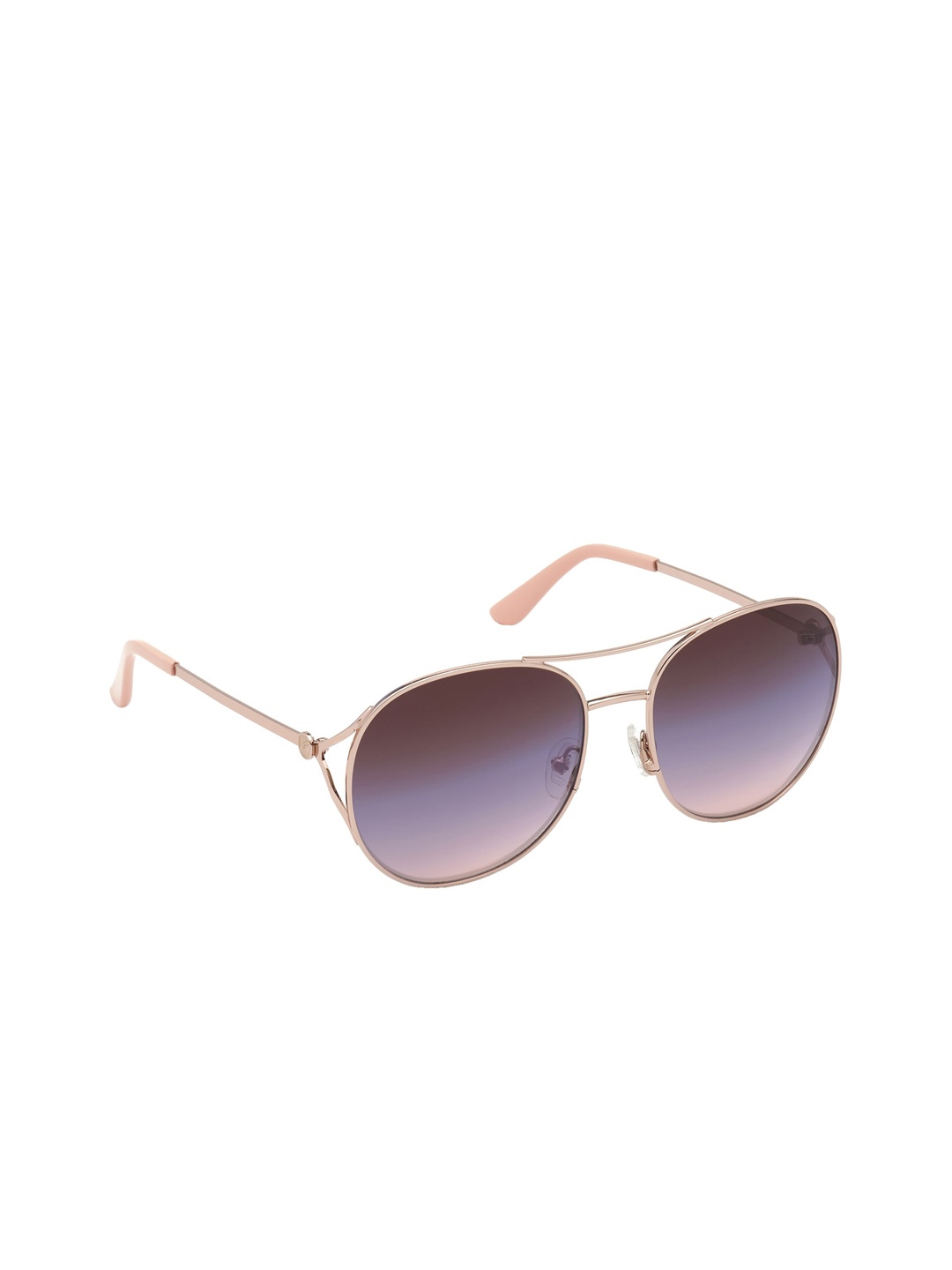 

GUESS Women Aviator UV Protected Sunglasses GU7686 59 28C, Brown