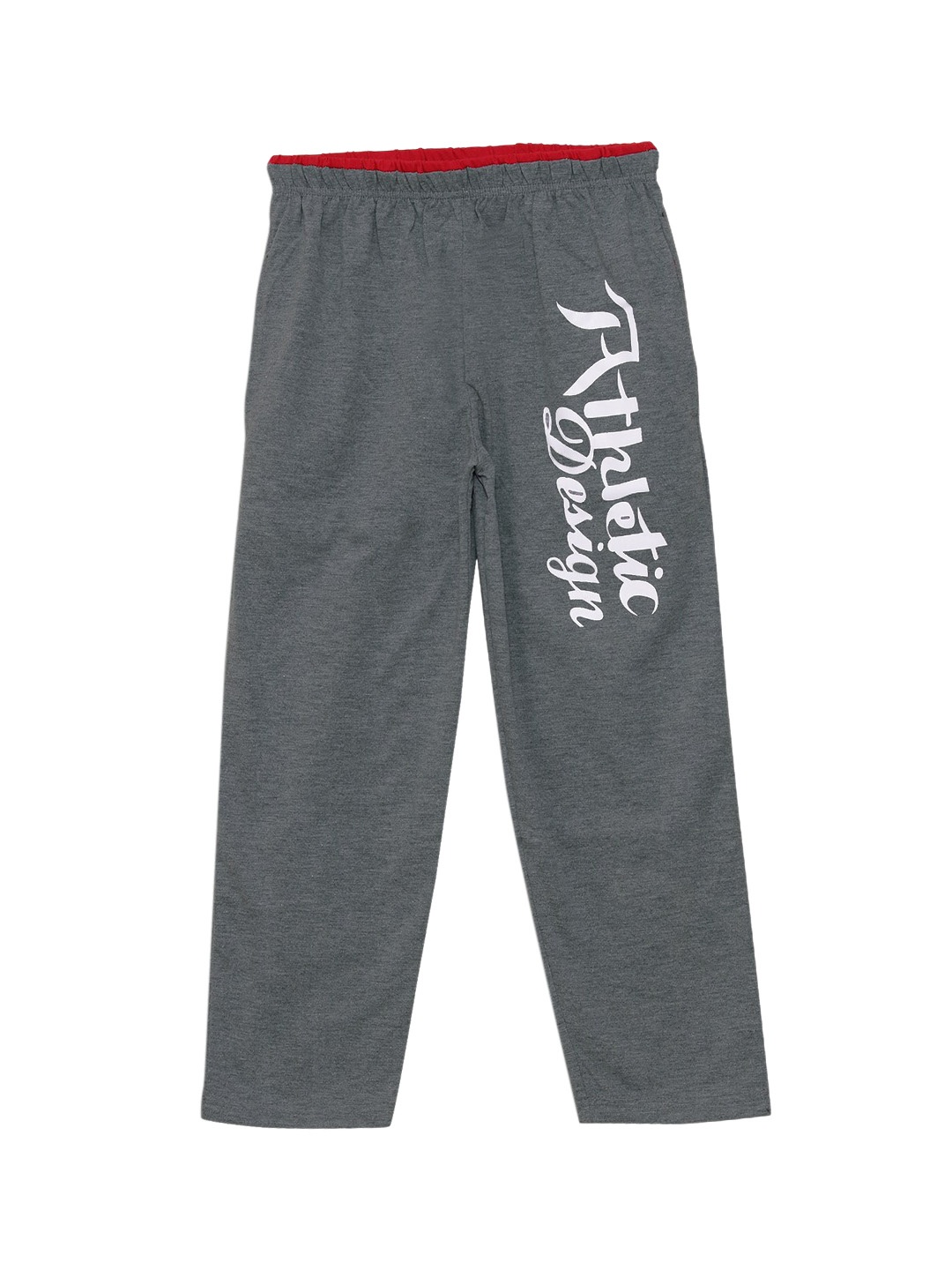 

SWEET ANGEL Girls Charcoal Grey Solid Straight-Fit Track Pants