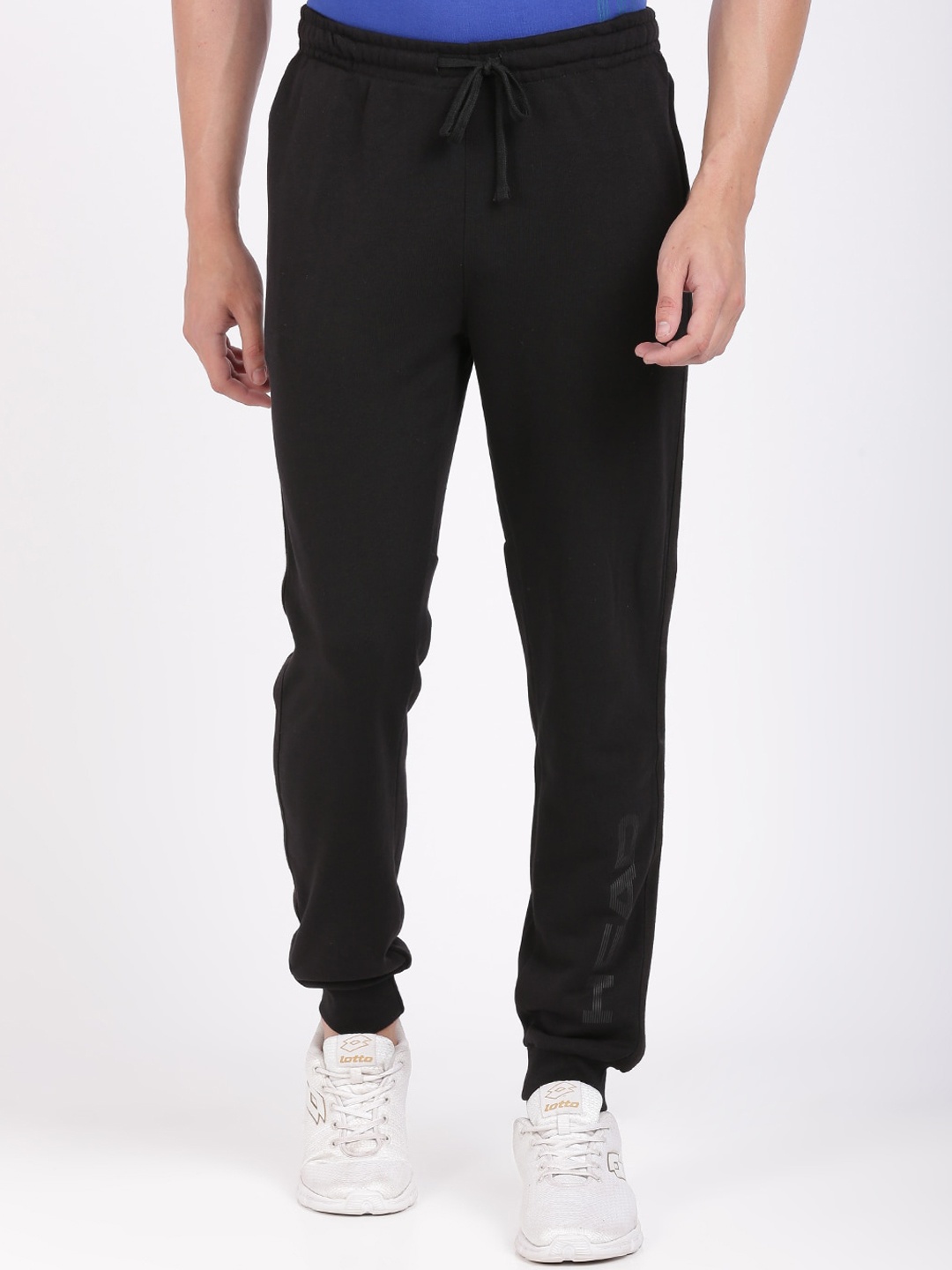 

Head Men Black Solid Slim-Fit Joggers