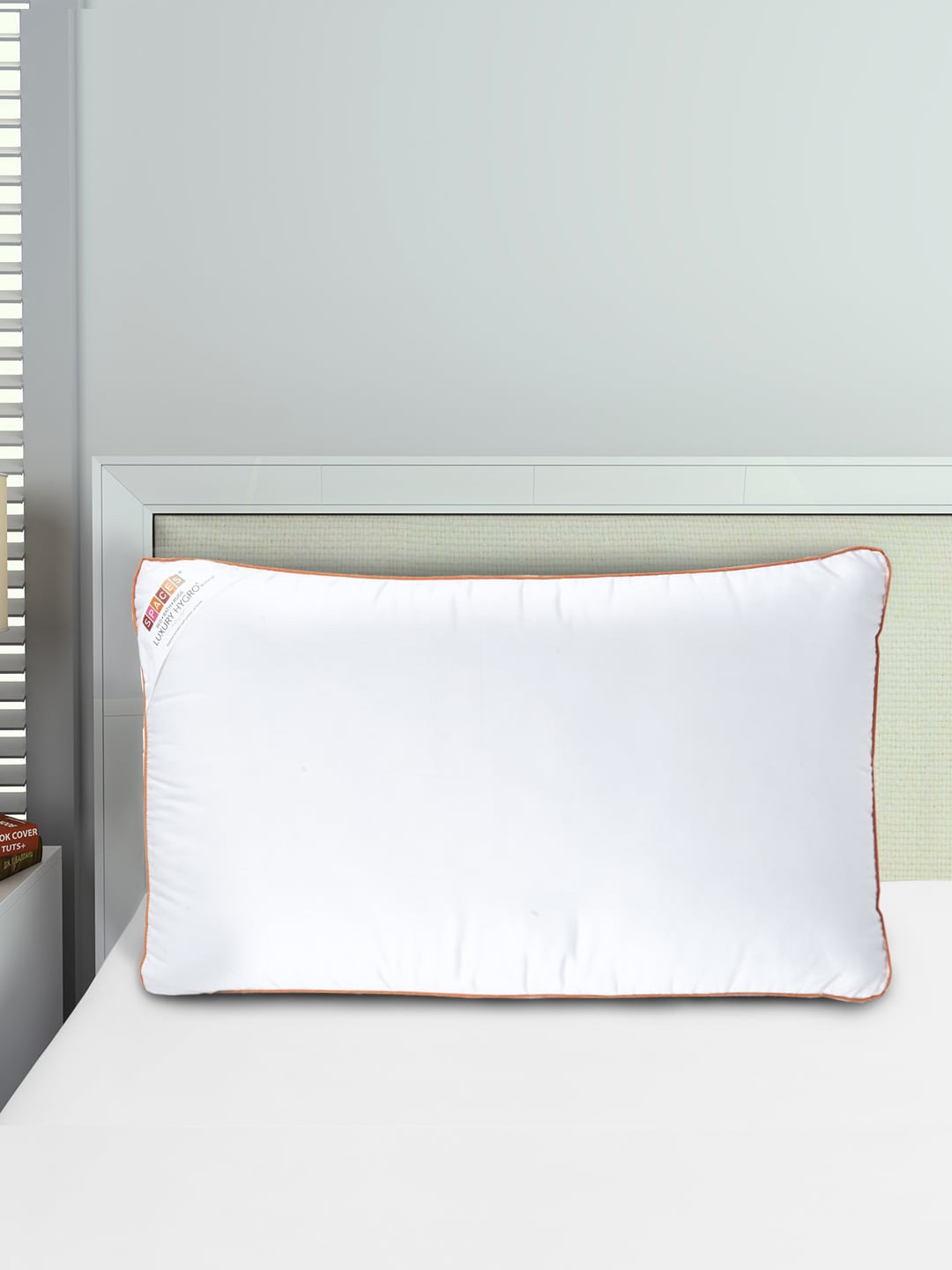 SPACES White Solid Hygro Tencel Sleep Pillow