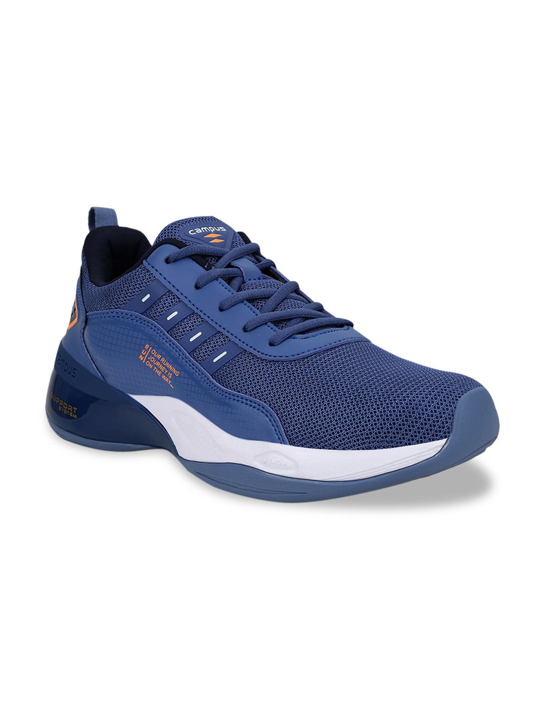 

Campus Men Blue Mesh Running Shoes