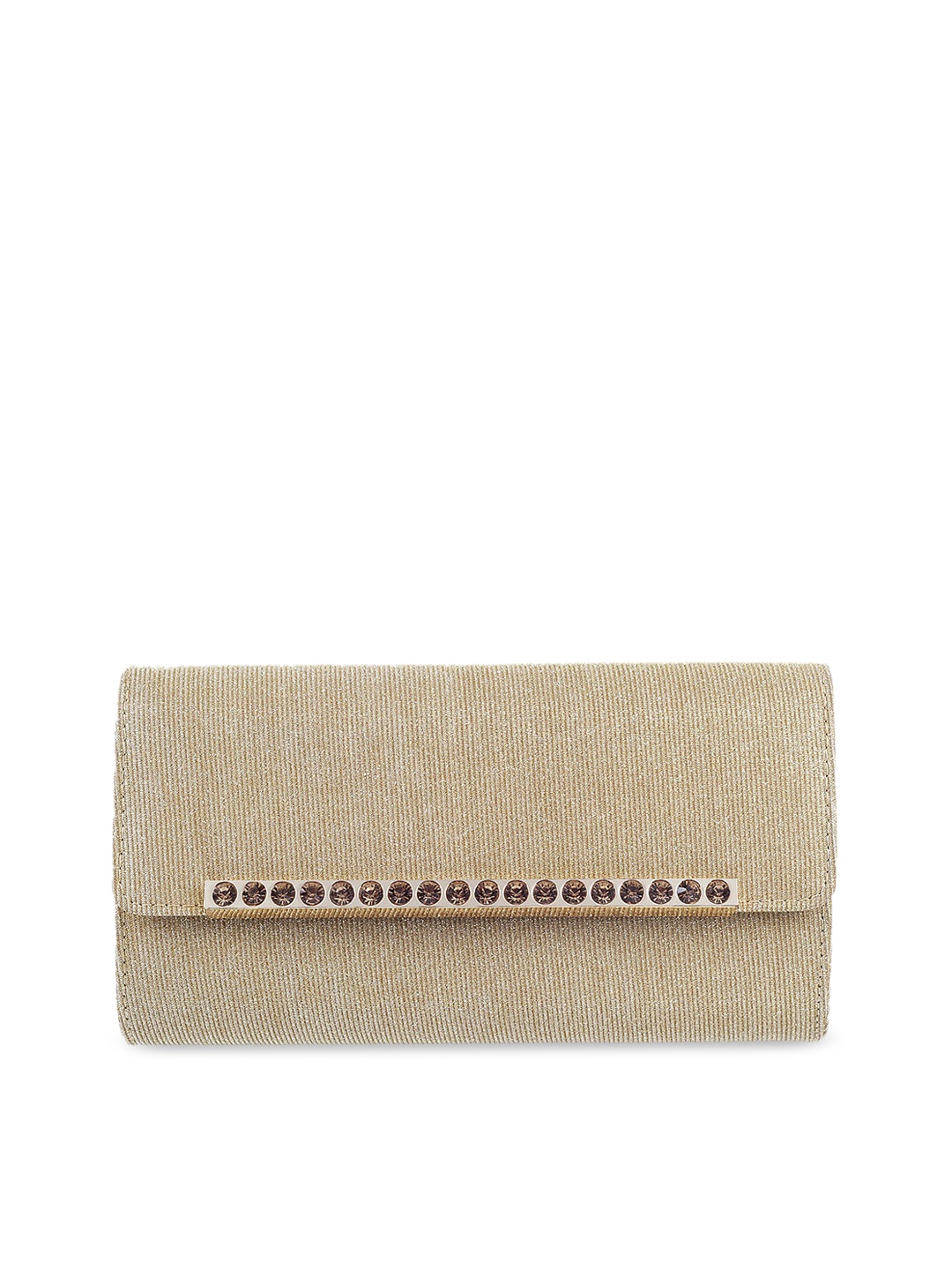 

Metro Gold-Toned Textured Clutch
