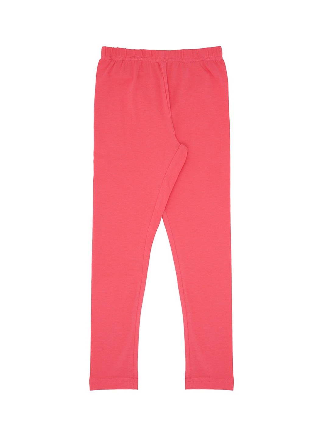 

Pantaloons Junior Girls Pink Solid Ankle-Length Leggings