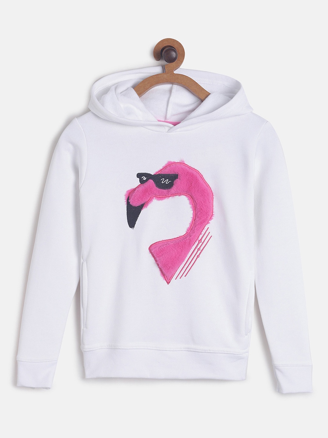 

TALES & STORIES Girls White Printed Sweatshirt