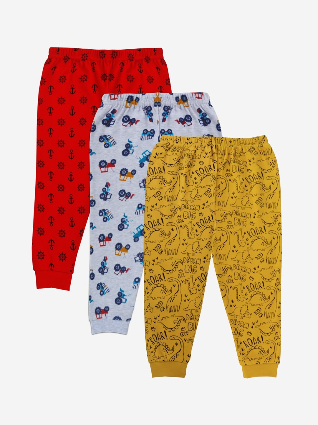 

x2o Kids Pack of 3 Printed Lounge Pants, Yellow