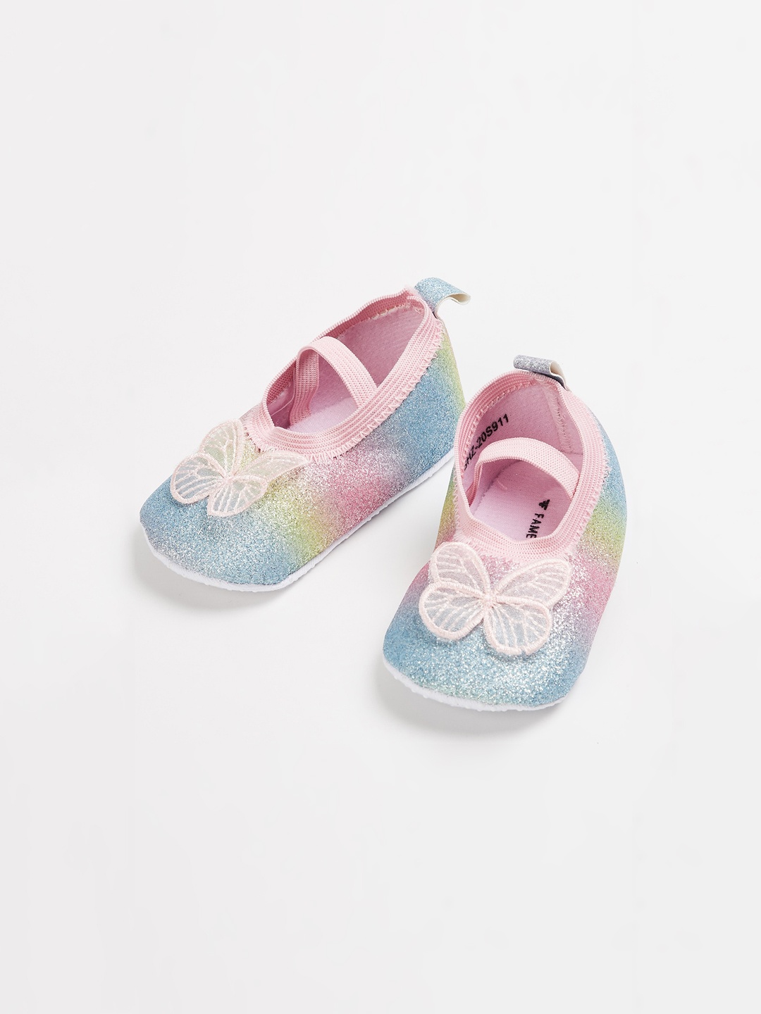 

Fame Forever by Lifestyle Girls Pink & Blue Embellished Ballerinas
