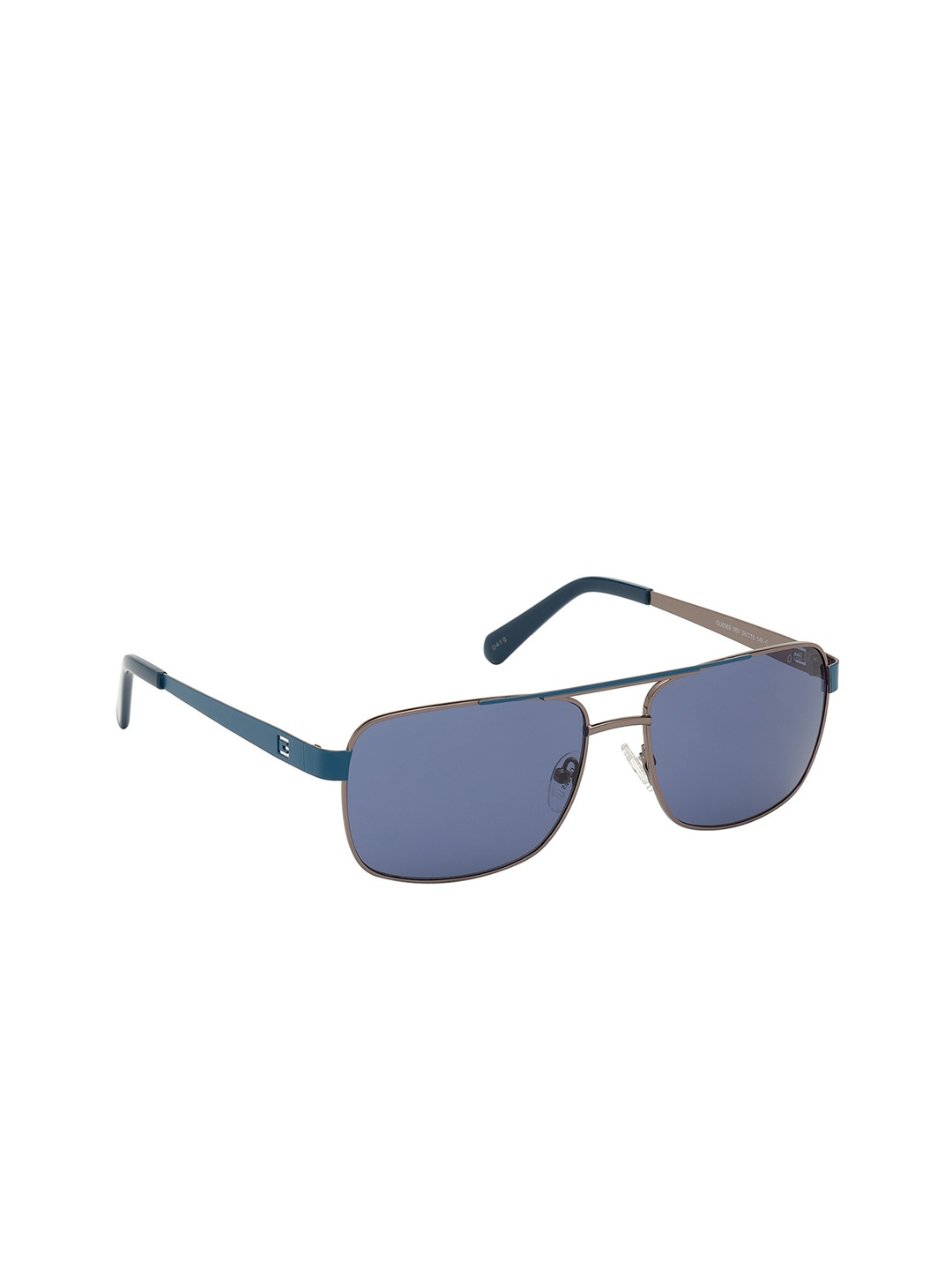 

GUESS Men Rectangle UV Protected Sunglasses GU6968, Blue