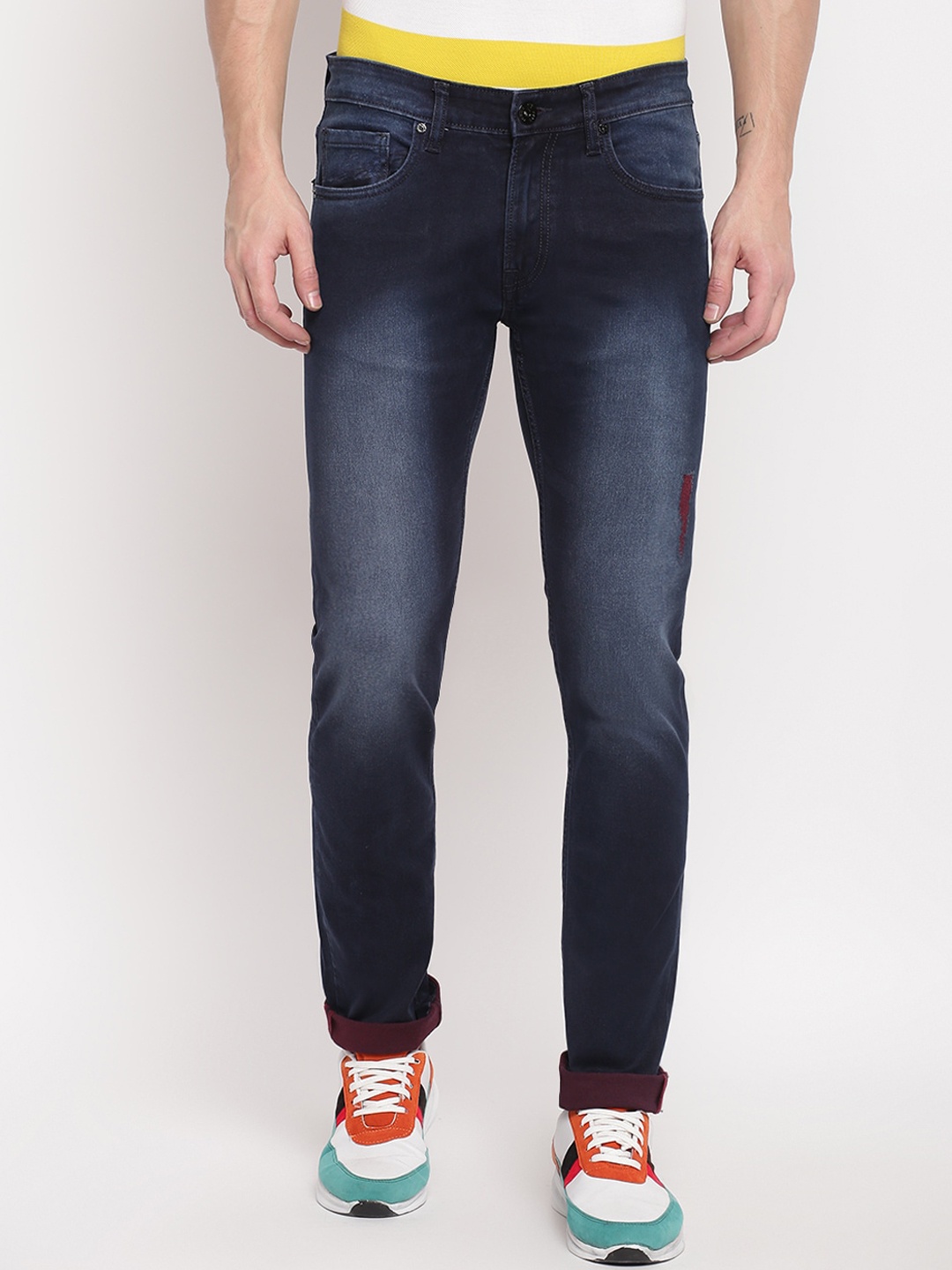 

Pepe Jeans Men Blue Skinny Fit Low-Rise Clean Look Jeans