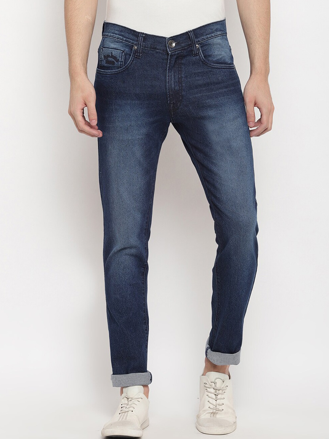 

Pepe Jeans Men Blue Slim Fit Mid-Rise Clean Look Jeans