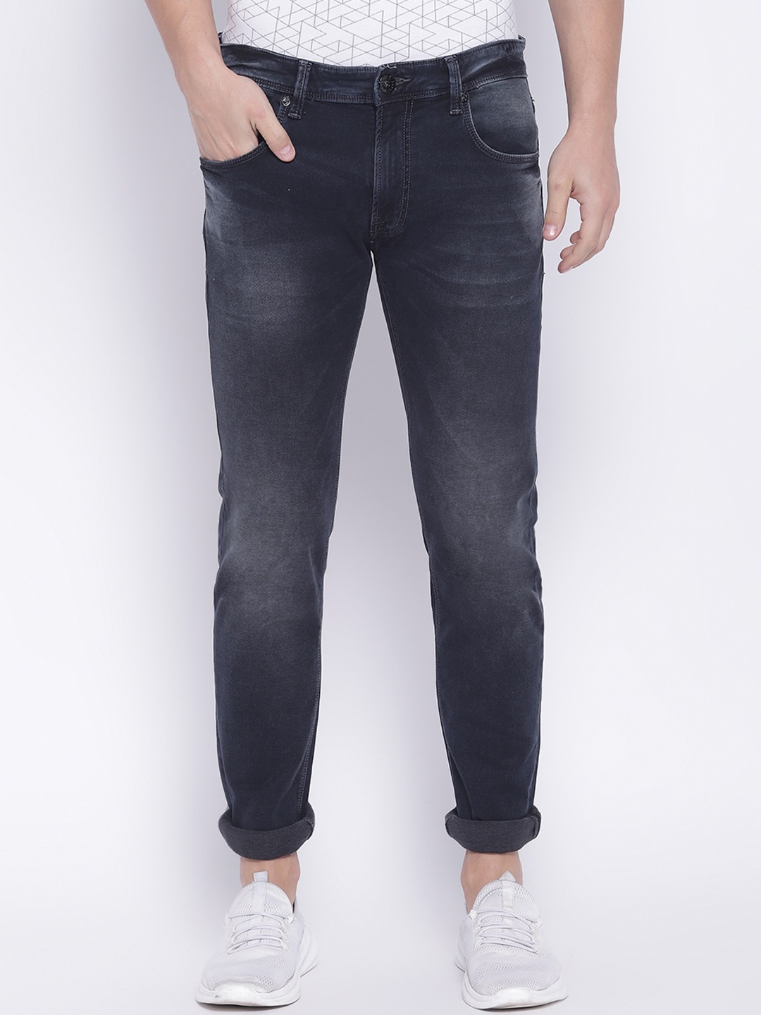 

Pepe Jeans Men Blue Slim Fit Low-Rise Clean Look Jeans
