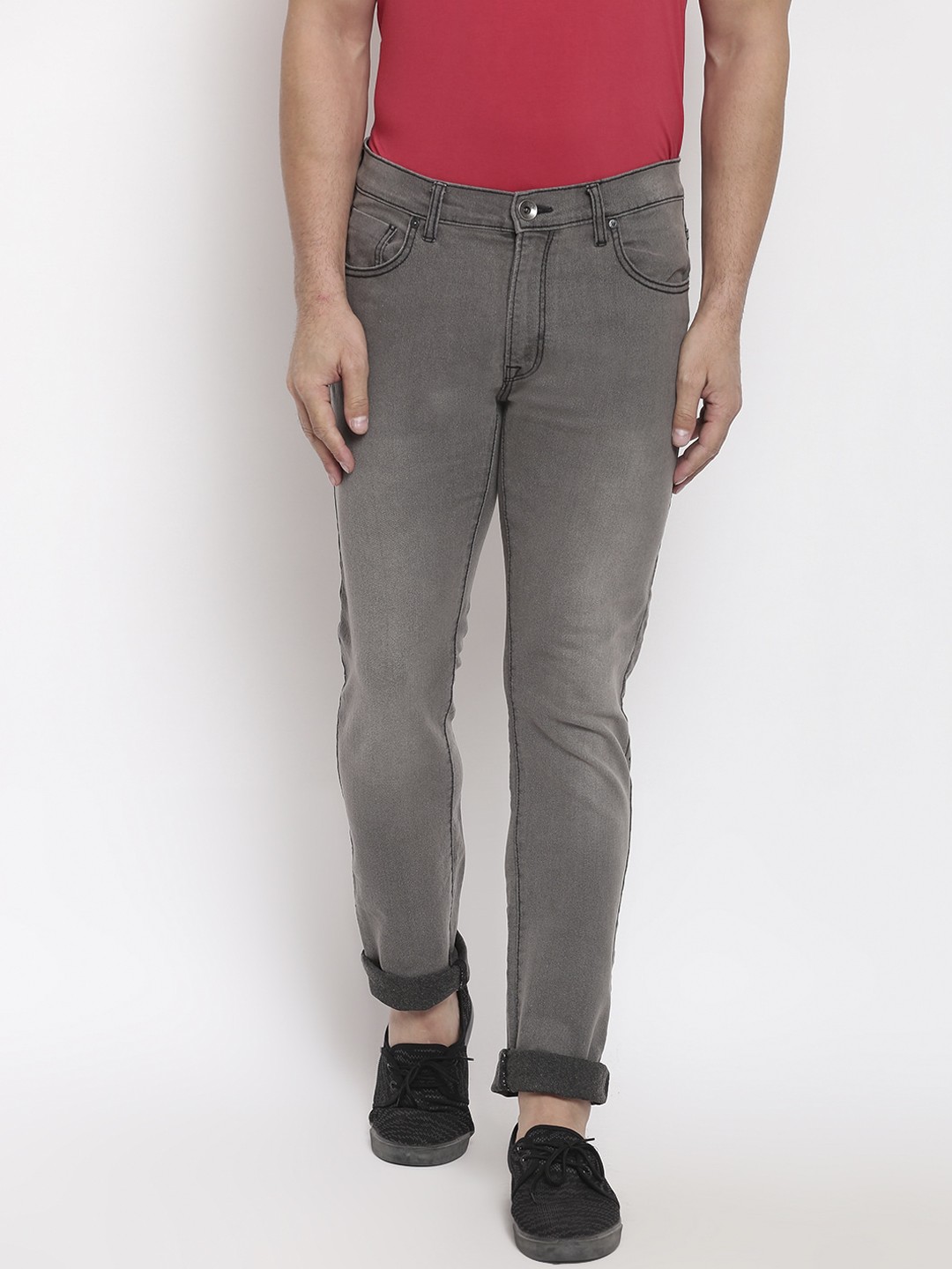 

Pepe Jeans Men Grey Slim Fit Jeans