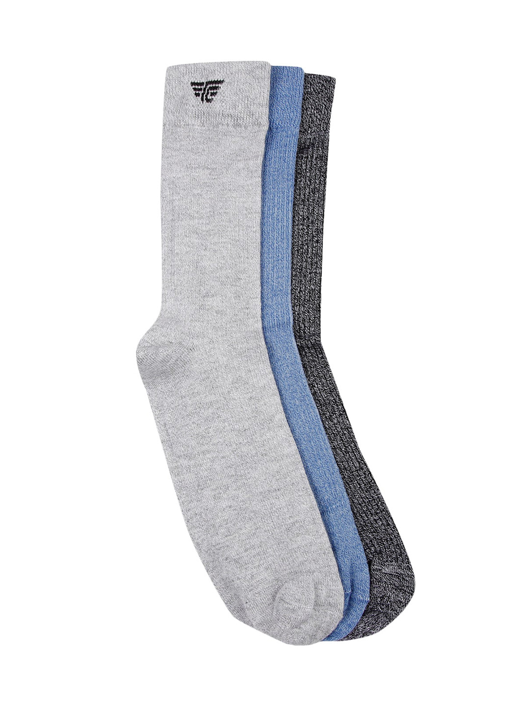 

Red Tape Men Pack Of 3 Assorted Calf-Length Socks
