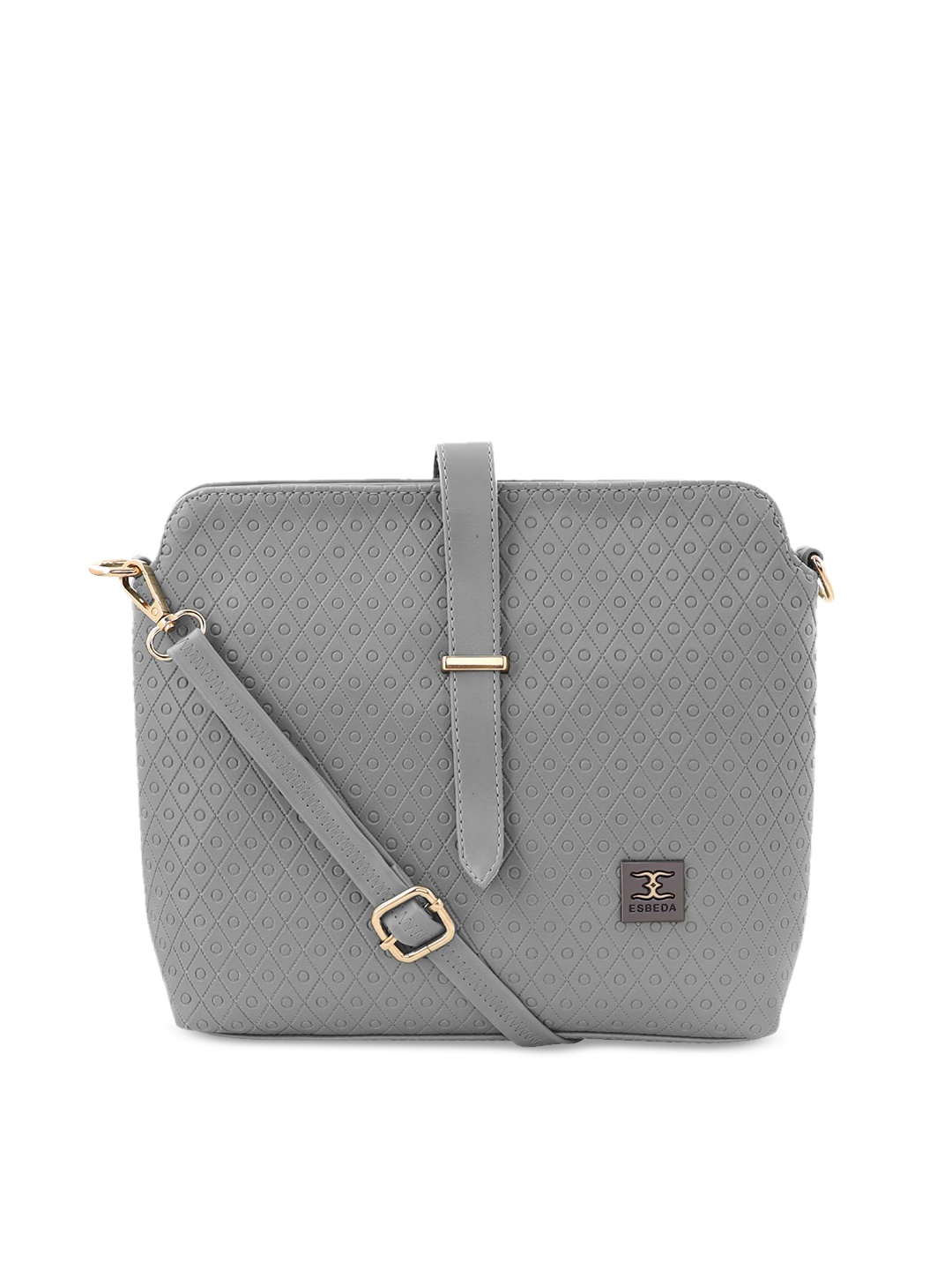

ESBEDA Grey Textured Sling Bag