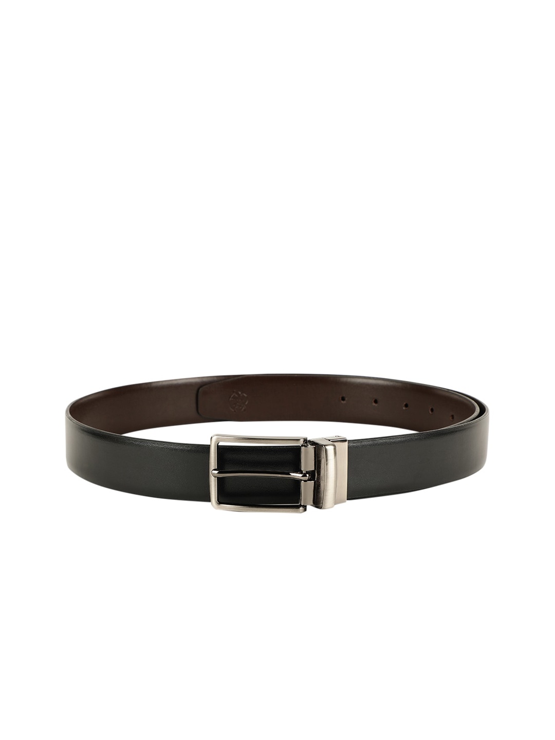 

ZEVORA Men Black & Brown Reversible Solid Belt