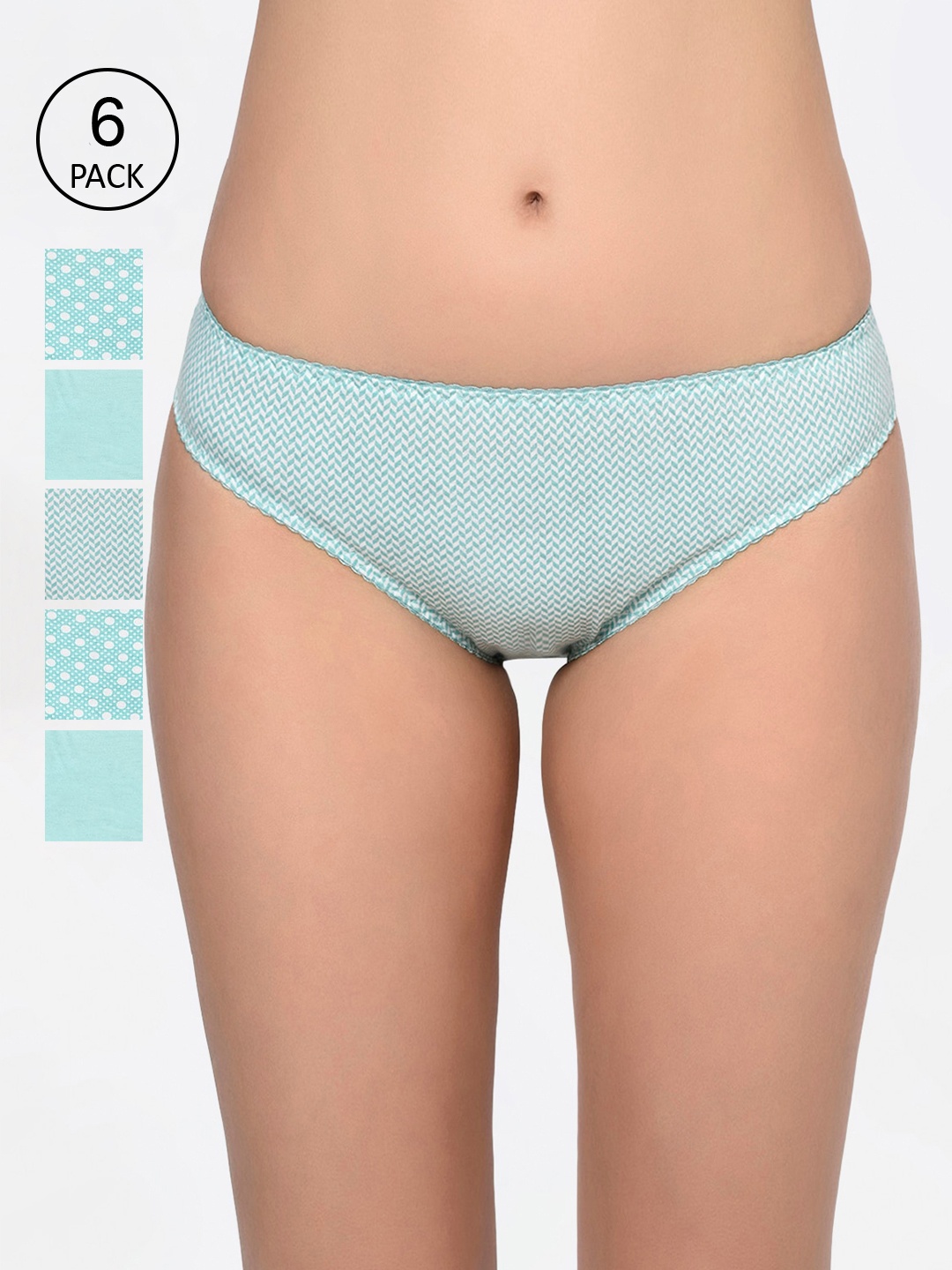 

Bodycare Women Pack Of 6 Assorted Hipster Briefs-3926