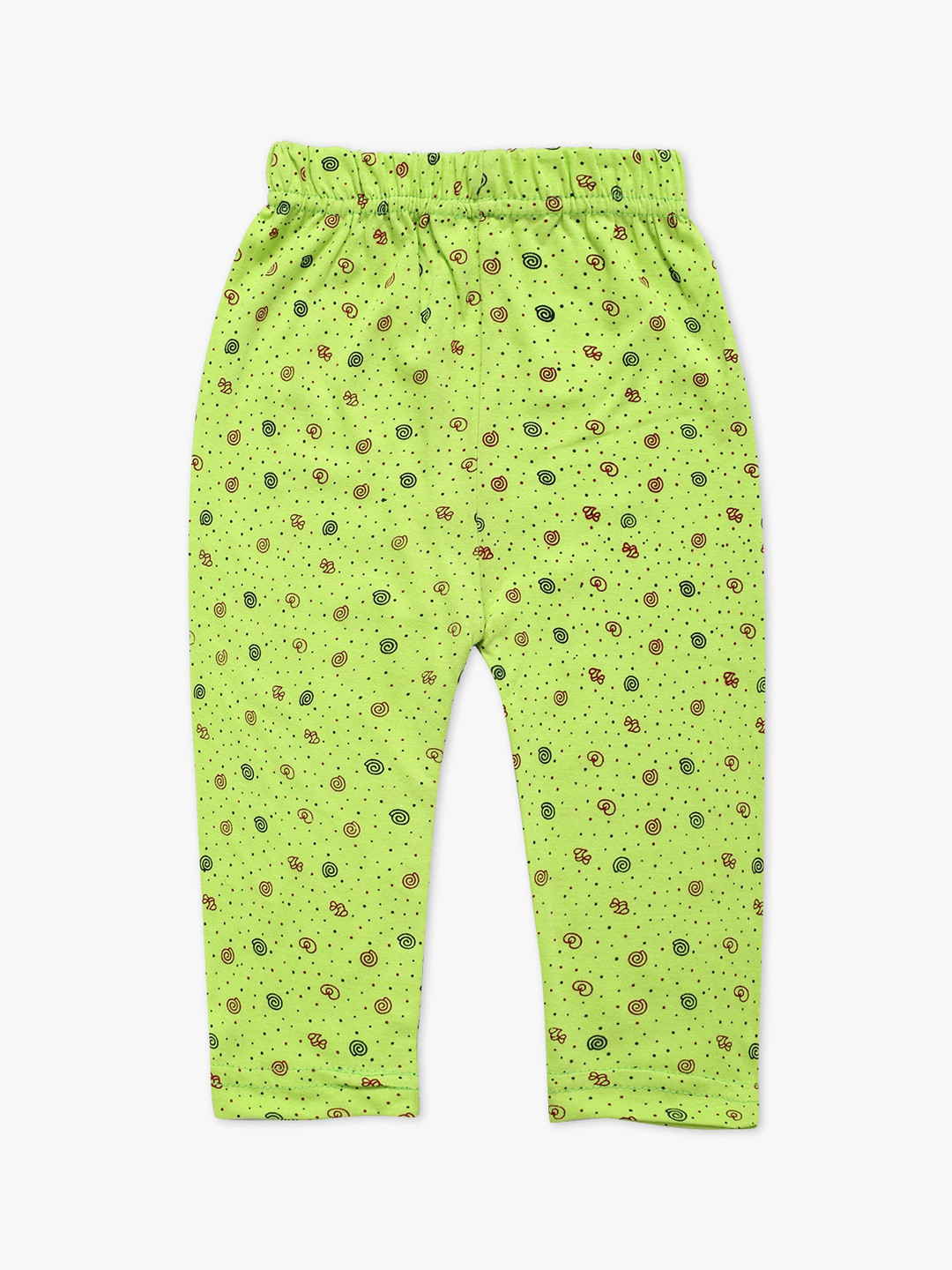 

DIAZ Infants Kids Green Printed Ankle-Length Leggings