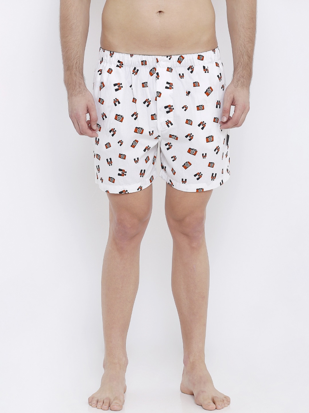 

XYXX Men White & Red Printed Boxers XYBOX19