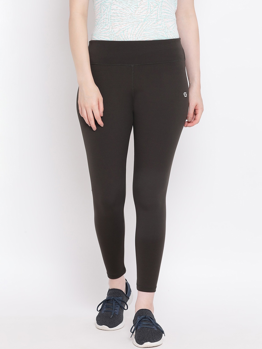 

Spolei Women Olive Green Ankle Length Legging
