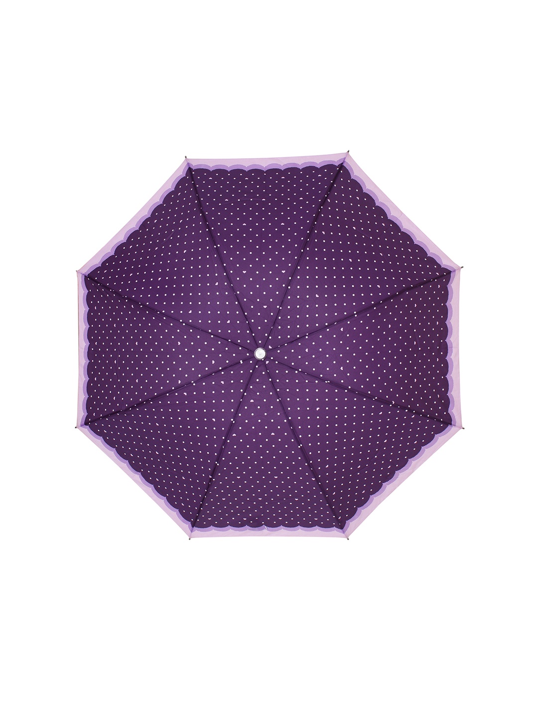 

LOOM LEGACY Unisex Purple Printed 3-Fold Steel Frame Umbrella