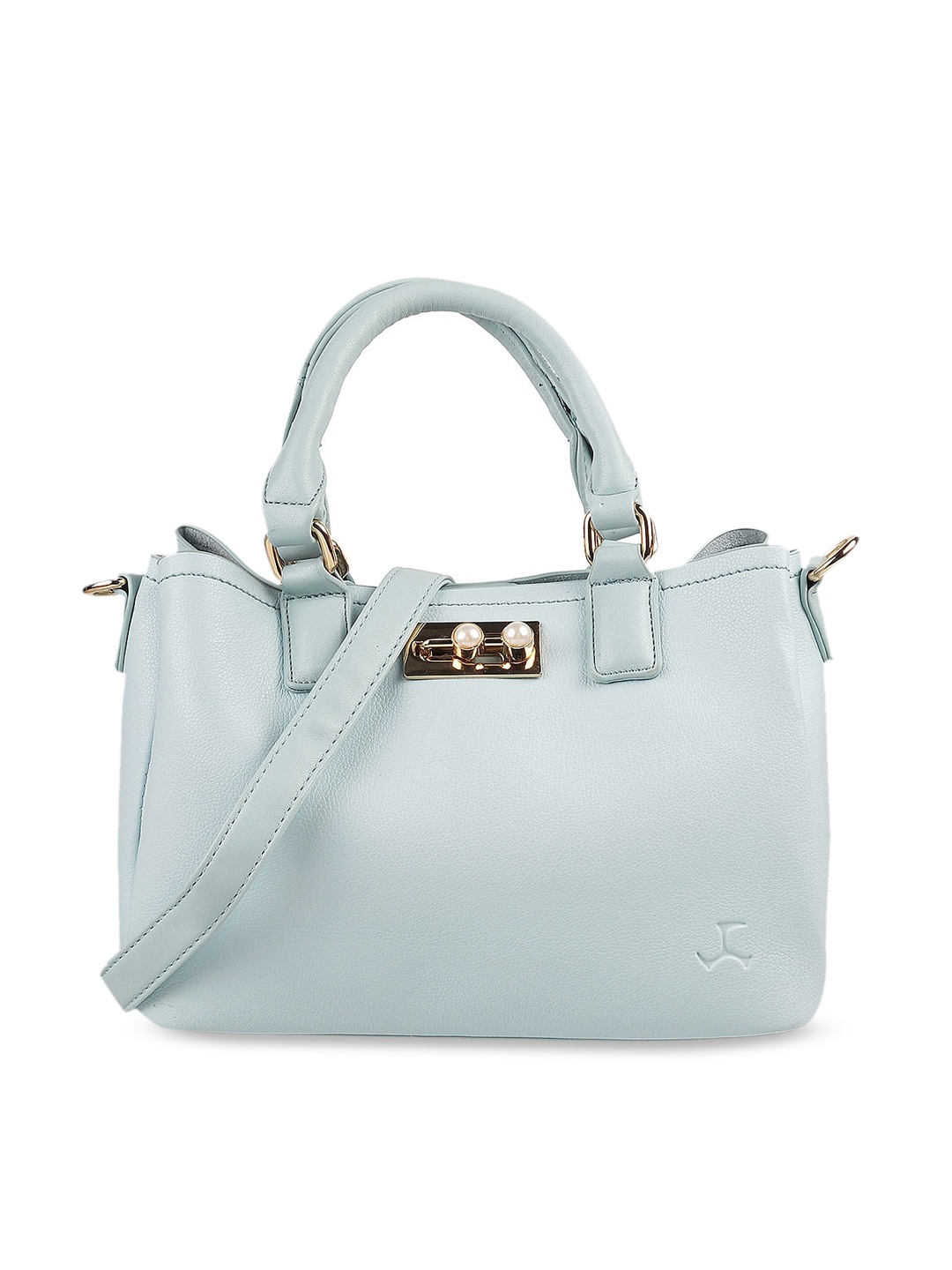 

Mochi Blue Solid Handheld Bag