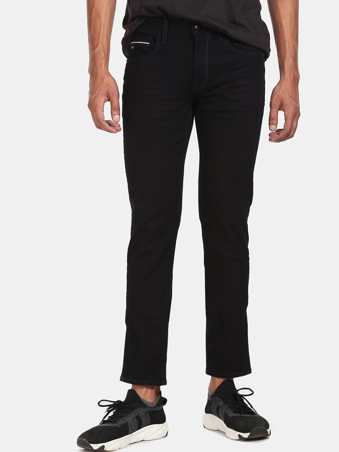 

U.S. Polo Assn. Denim Co. Men Black Regular Fit Mid-Rise Clean Look Jeans