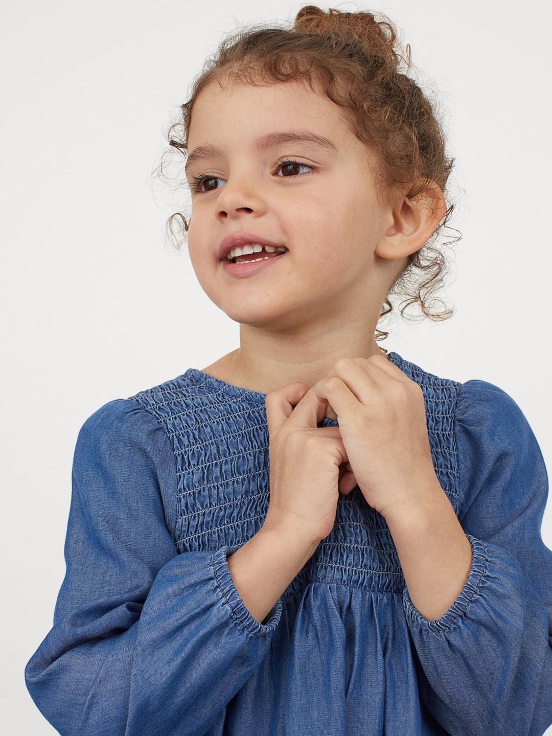 

H&M Girls Blue Lyocell Sustainable Dress