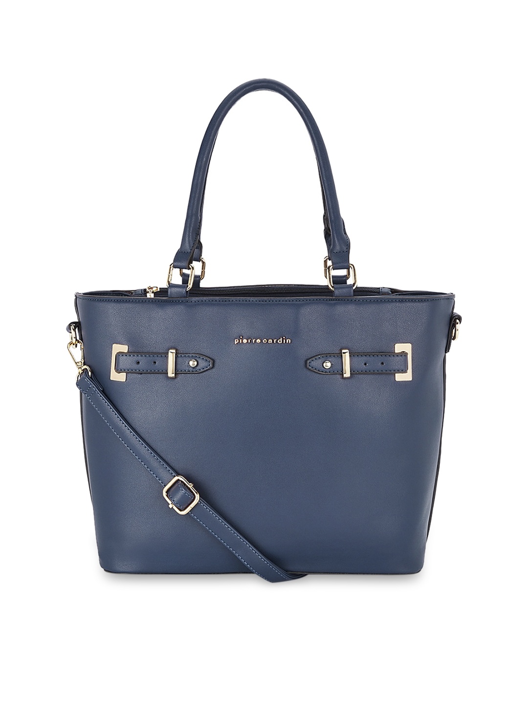 

pierre cardin Blue Solid Handheld Bag