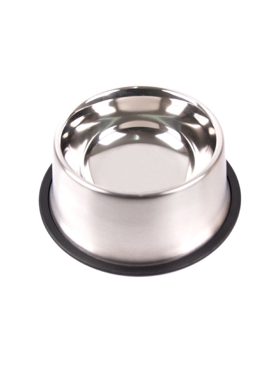 

PETS EMPIRE Silver-Toned Jumbo Anti-Skid Dog Feeding Bowl 900ml
