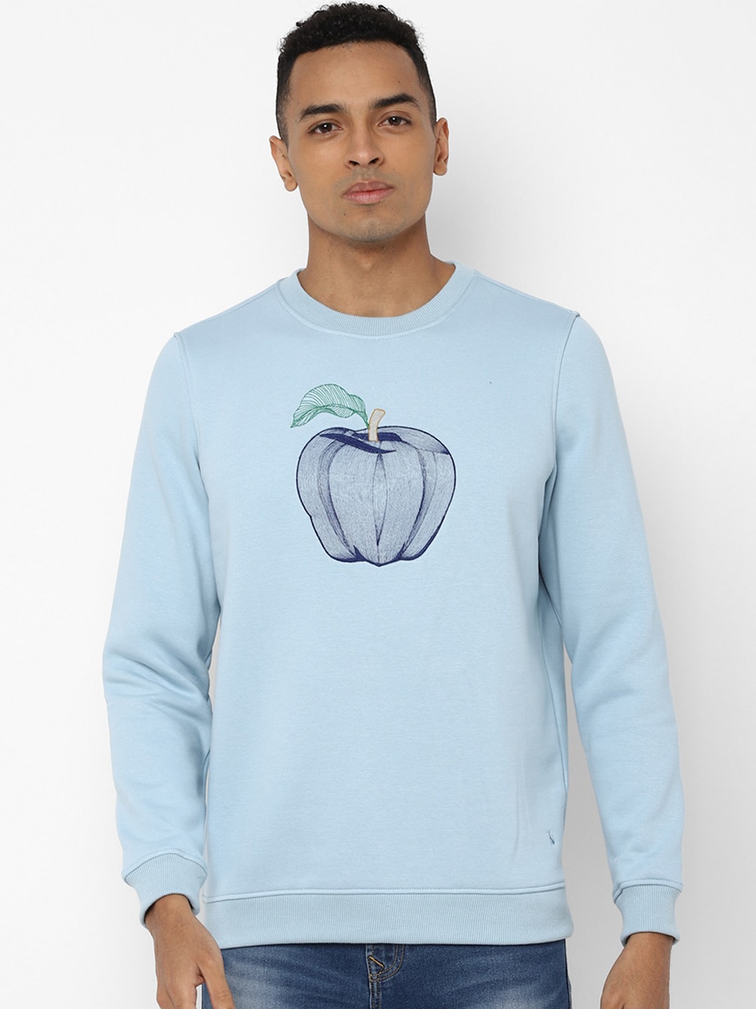 

SIMON CARTER LONDON Men Blue Printed Sweatshirt