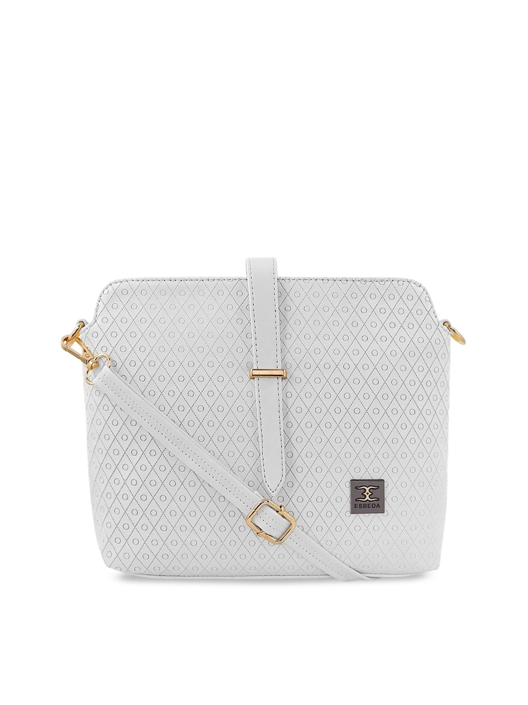 

ESBEDA Off-White Textured Sling Bag