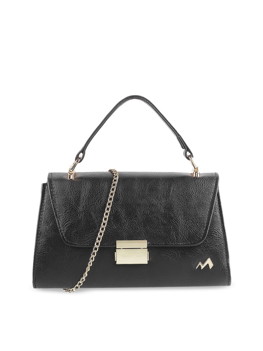 

Metro Black Textured Sling Bag