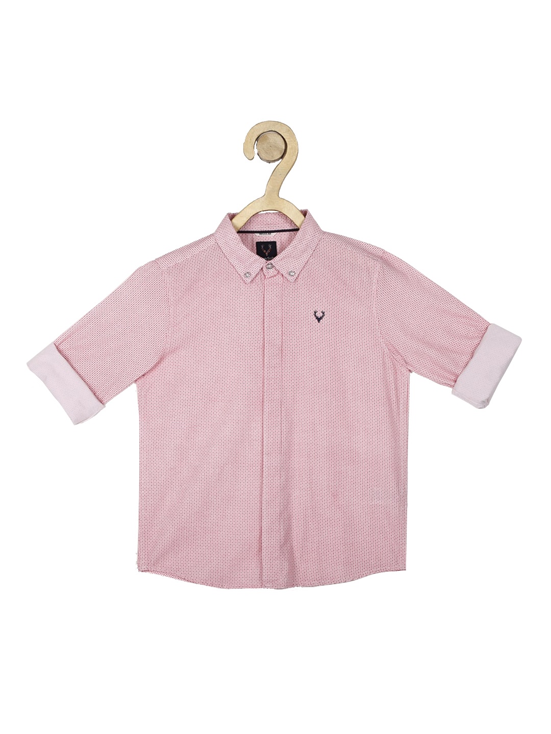

Allen Solly Junior Boys Red Regular Fit Self Design Casual Shirt