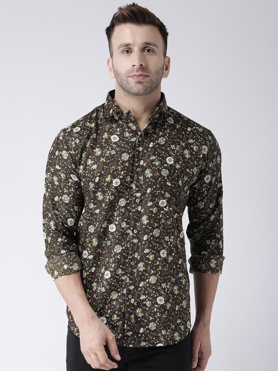 

hangup trend Men Multicoloured Floral Printed Casual Shirt, Multi
