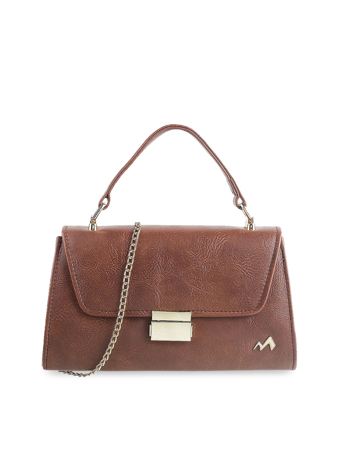 

Metro Brown Textured Satchel