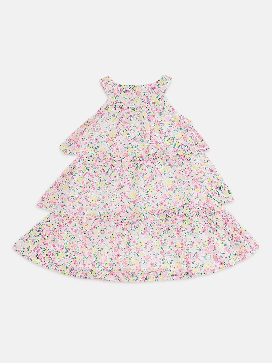 

Pantaloons Junior Girls Off-White Printed A-Line Dress